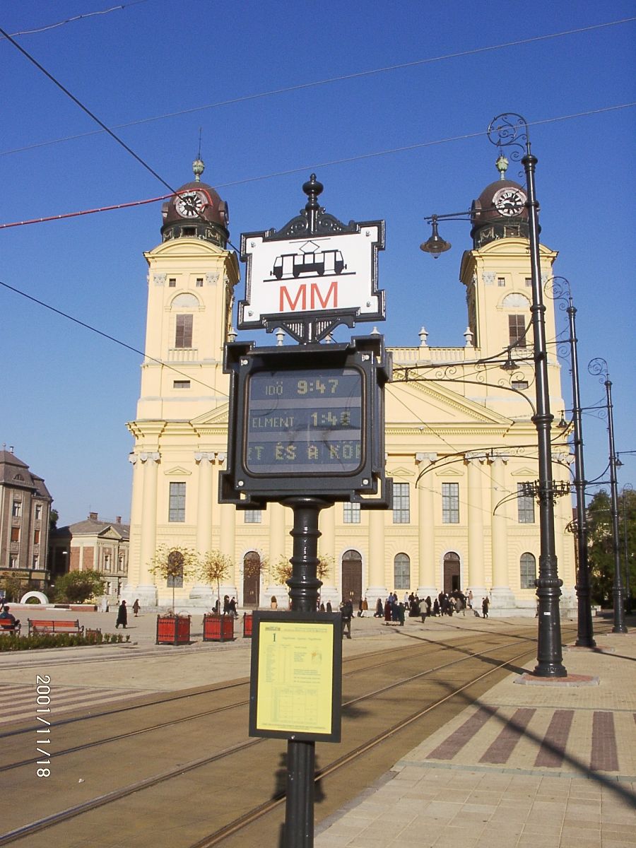 Debrecen 1-es vill. mh táblák