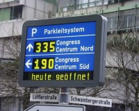 Parkolássegítő kijelzők